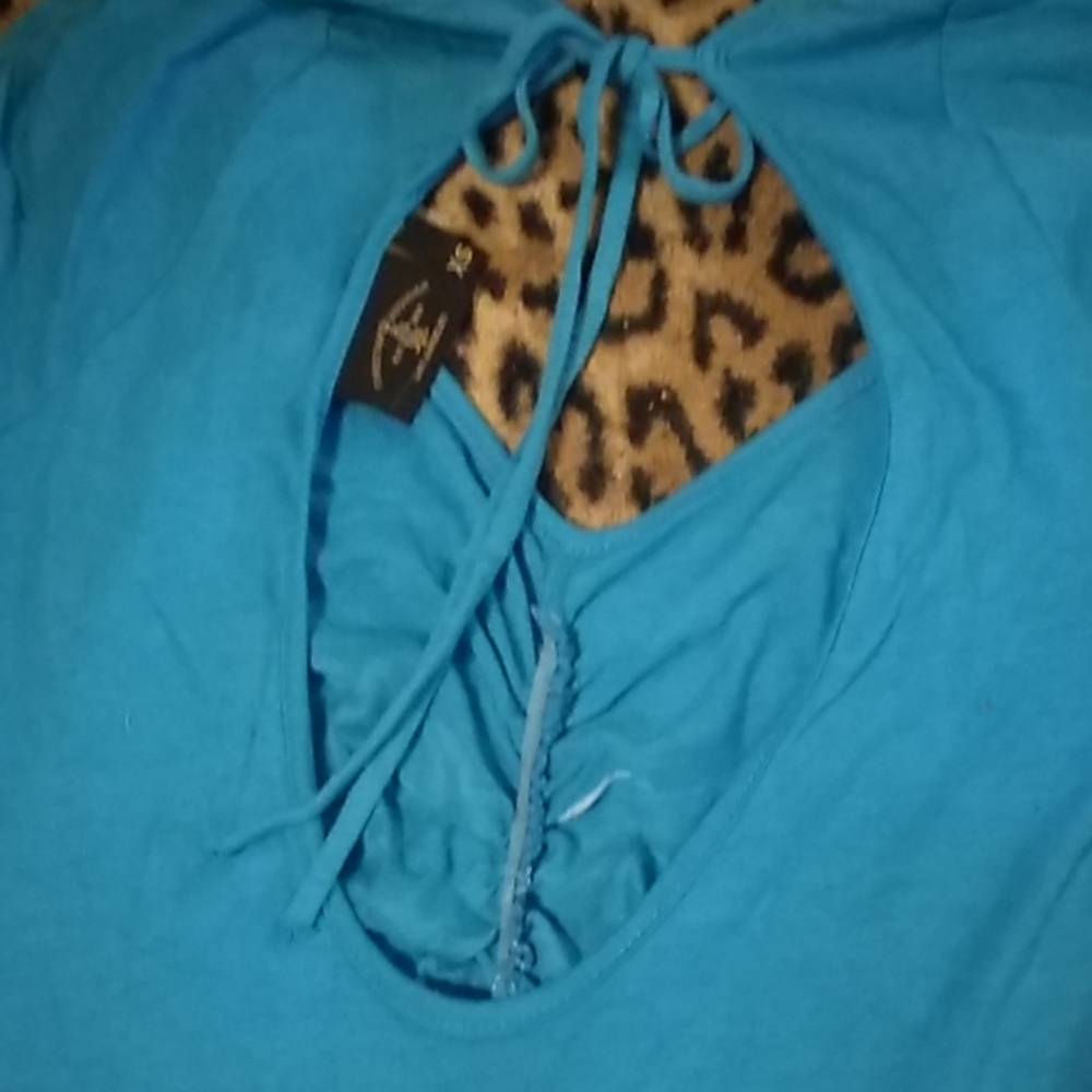NWT Christian Audigier open back tattoo tee (XS) - Picture 7 of 8